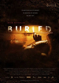 Buried movie poster featuring gripping thriller artwork
