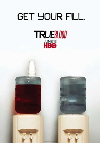 True Blood Movie Poster Print featuring iconic imagery from the series.