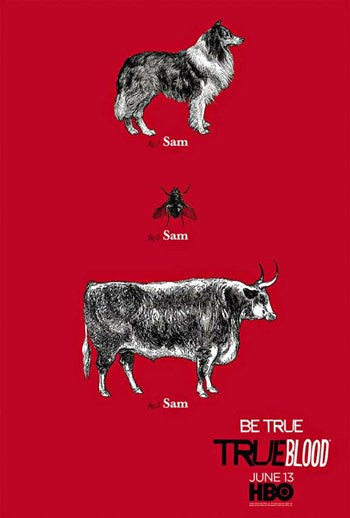True Blood Movie Poster featuring captivating vampire themes.