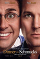 Dinner for Schmucks Movie Poster Print featuring vibrant comedy scenes.