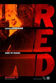 Vibrant Red Movie Poster Print showcasing bold design