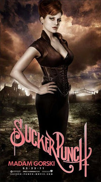 Sucker Punch Movie Poster Print featuring dynamic art and vibrant colors
