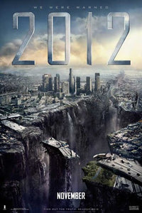 2012 Movie Poster - Style G Print showcasing disaster and survival themes.