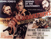 3 Godfathers Movie Poster Print showcasing classic Western adventure.
