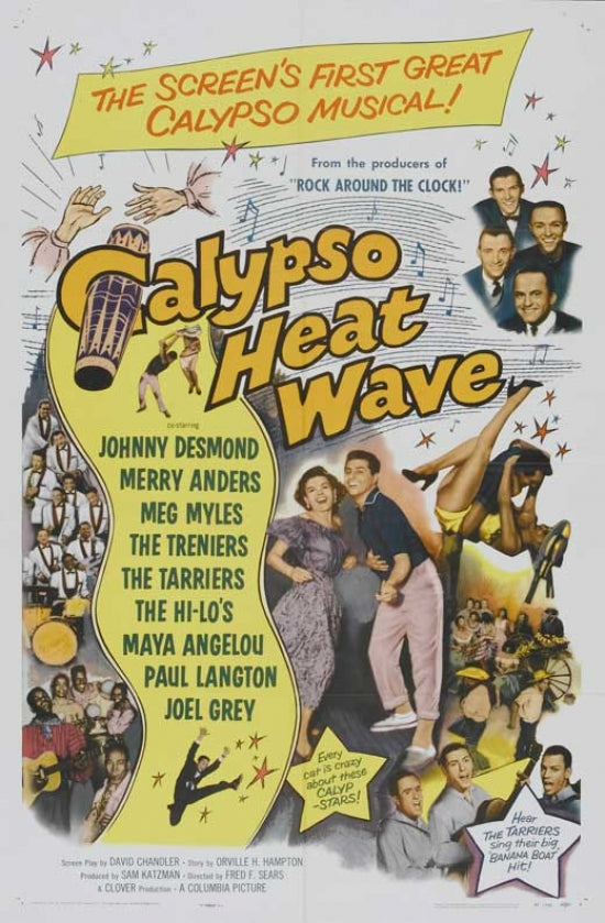 Calypso Heat Wave Movie Poster Print showcasing vibrant colors and summer vibes.