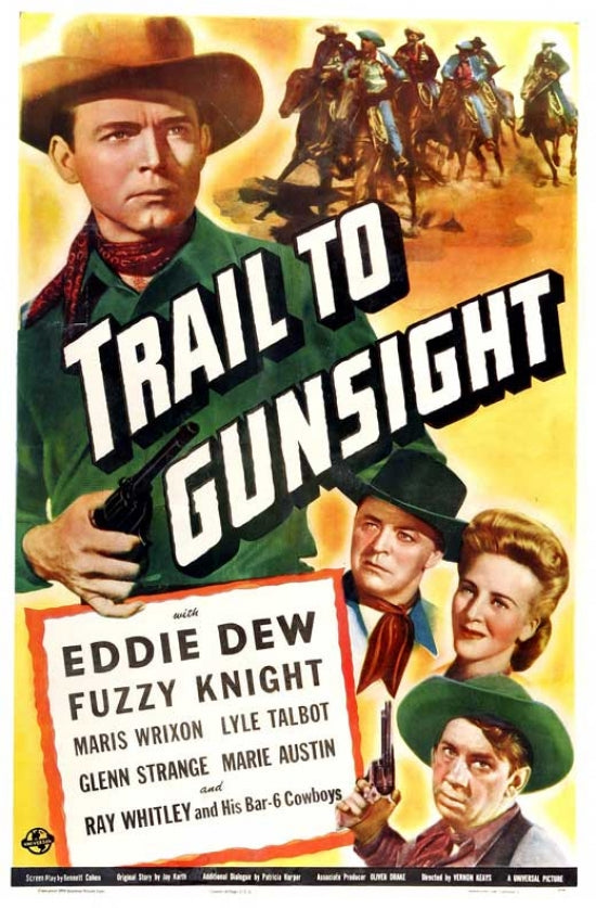 Trail to Gunsight Movie Poster Print showcasing classic film artwork.