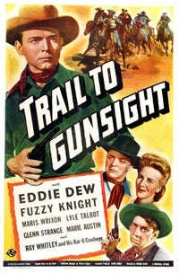 Trail to Gunsight Movie Poster Print showcasing classic film artwork.