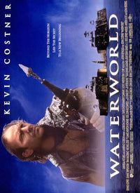 Waterworld Movie Poster Print featuring action-packed design.