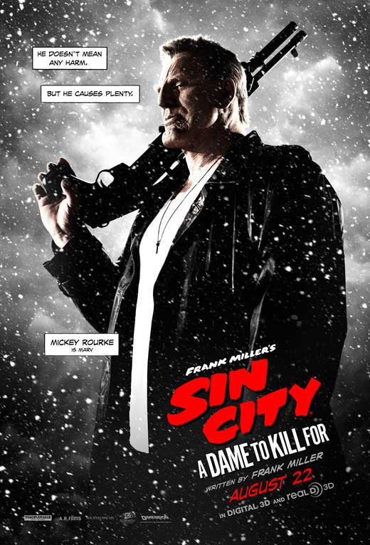Sin City: A Dame to Kill For Movie Poster Print showcasing dramatic visuals.