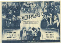 In Old Chicago Movie Poster Print showcasing classic film art.