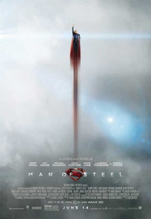 Man of Steel Movie Poster Print - 11x17 | Posterazzi