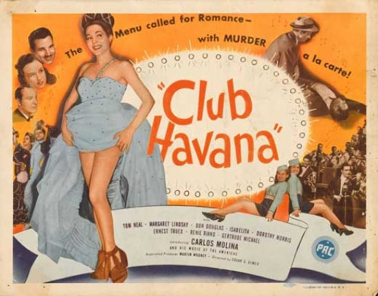 Club Havana Movie Poster Print showcasing vibrant Cuban nightlife