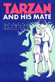 Tarzan and His Mate movie poster print featuring Tarzan and his mate in a jungle setting.