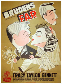 Father of the Bride movie poster print capturing family love and laughter.