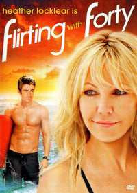 Flirting with Forty Movie Poster Print featuring vibrant colors and fun design.