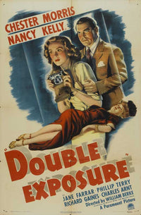 Double Exposure Movie Poster Print showcasing artistic blend of imagery.