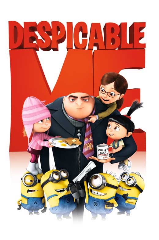 Despicable Me Movie Poster Print featuring Minions.