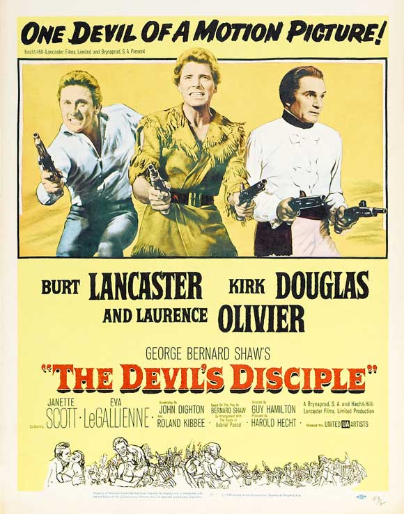 The Devil's Disciple Movie Poster Print in 11 x 17 size.