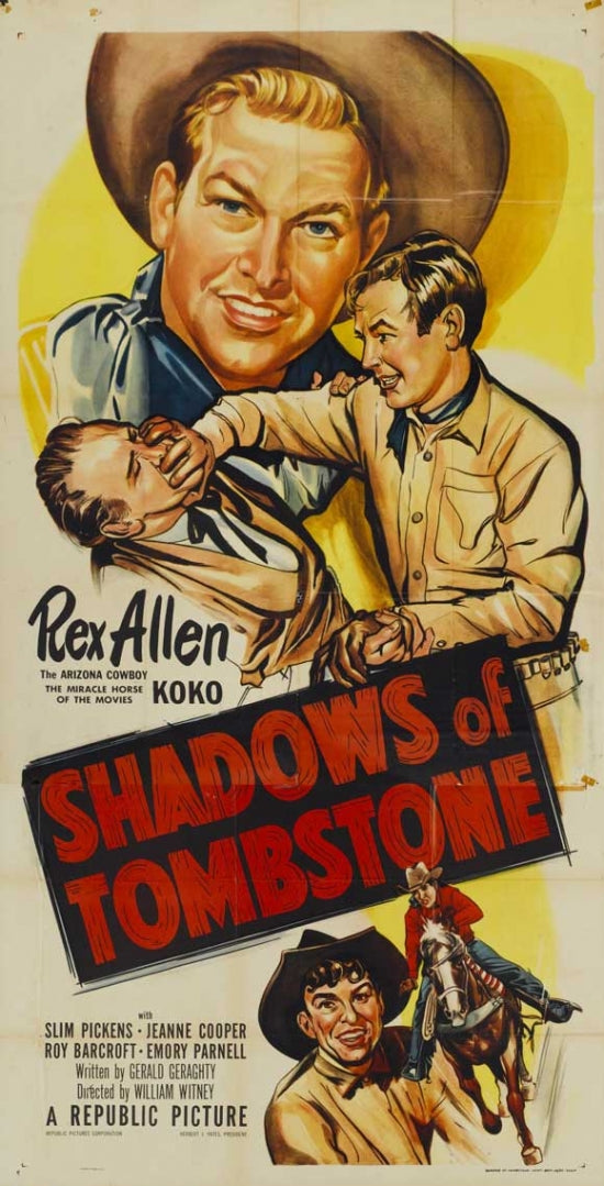 Shadows of Tombstone Movie Poster Print showcasing Wild West adventure.
