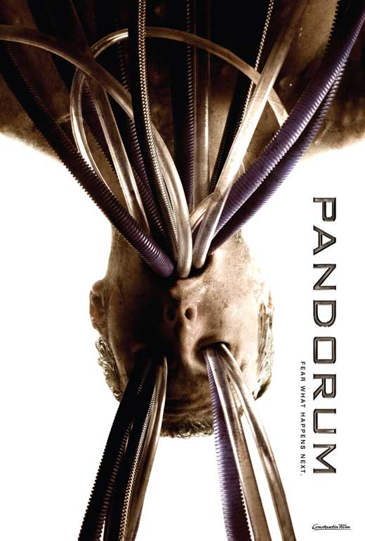 Pandorum Movie Poster Print showcasing sci-fi thriller art.