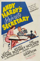 Andy Hardy's Private Secretary Movie Poster Print showcasing classic cinema.