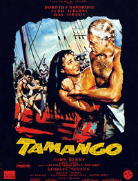 Tamango Movie Poster Print showcasing dramatic visuals for film lovers.