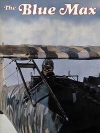 The Blue Max Movie Poster Print showcasing aerial combat and vintage aviation.