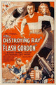 Flash Gordon Movie Poster Print showcasing classic sci-fi artwork.