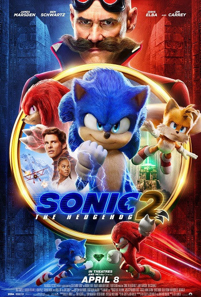 Sonic the Hedgehog 2 Movie Poster Print (27x40)