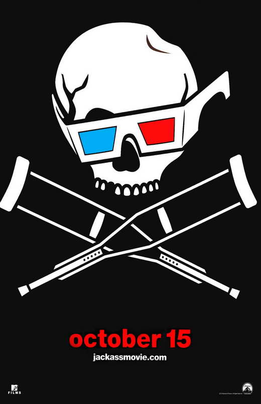 Jackass 3-D Movie Poster Print featuring the Jackass crew
