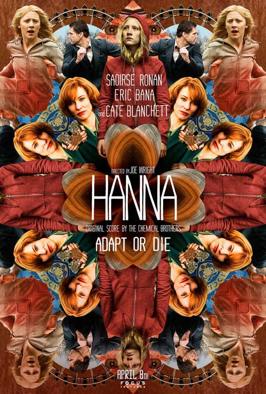 Hanna movie poster print showcasing thrilling action art.
