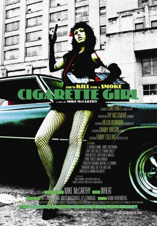 Cigarette Girl Movie Poster showcasing classic cinema art