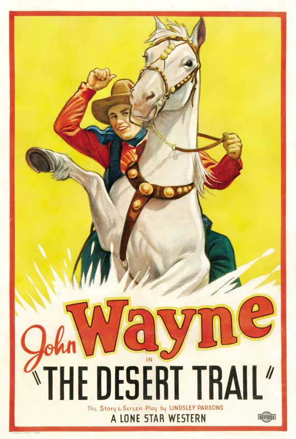 The Desert Trail Movie Poster Print showcasing western adventure.