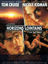 Far and Away Movie Poster Print featuring romantic adventure imagery.