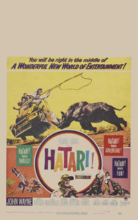 Hatari! Movie Poster Print - 11x17 Wall Art