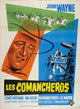 The Comancheros Movie Poster Print showcasing classic Western film imagery.