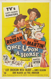 Once Upon a Horse Movie Poster Print featuring an equestrian adventure theme.