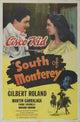 South of Monterey Movie Poster Print showcasing vibrant cinematic art.