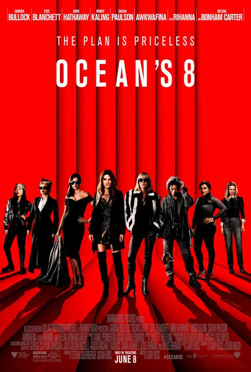 Ocean's 8 Movie Poster Print (11 x 17) - Stylish Home Décor