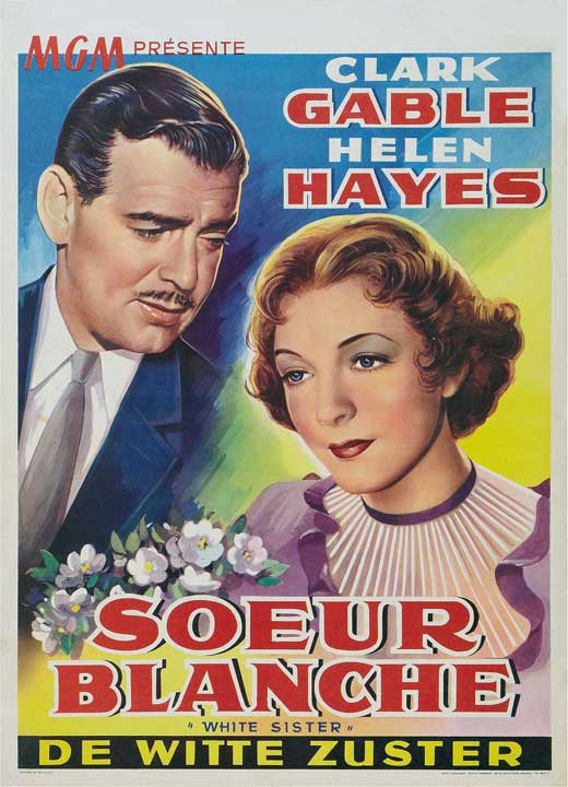 The White Sister Movie Poster Print featuring classic film design.