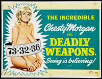Deadly Weapons Movie Poster Print showcasing vibrant artwork.