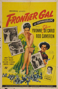 Frontier Gal Movie Poster Print capturing the essence of classic Western cinema.