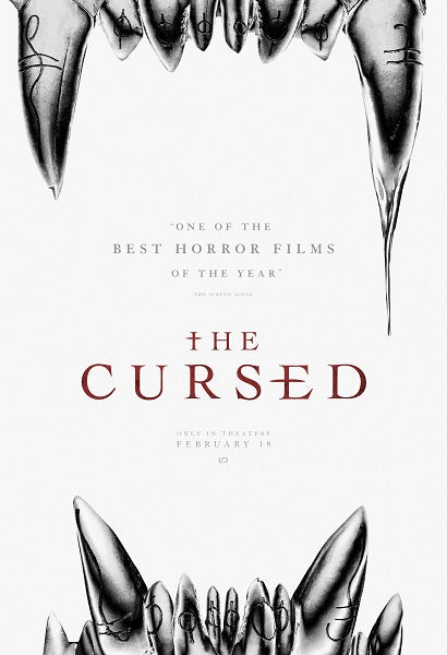 The Cursed Movie Poster Print showcasing eerie design and vibrant colors.