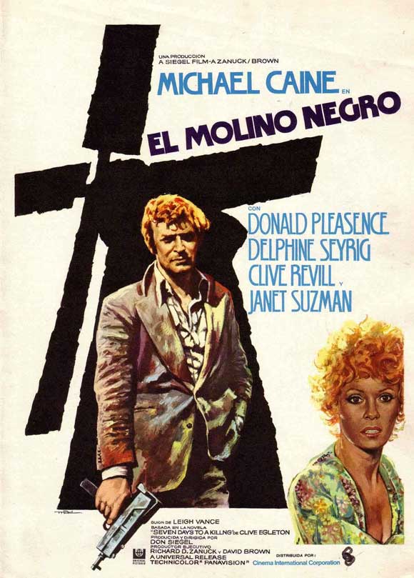 The Black Windmill Movie Poster Print showcasing iconic cinema art.