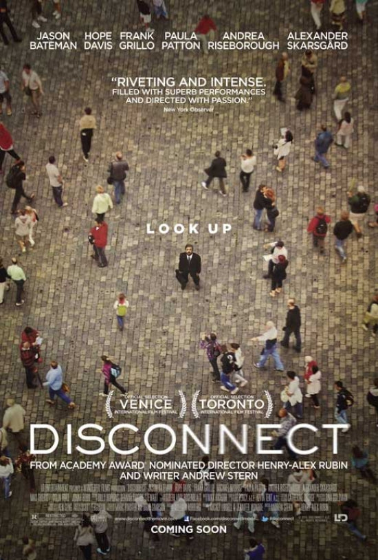 Disconnect Movie Poster Print showcasing themes of isolation and communication.