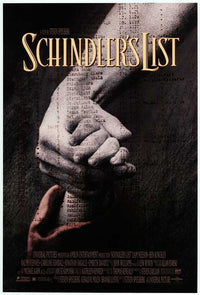 Schindler's List Movie Poster Print showcasing dramatic imagery.