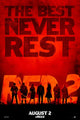 RED 2 Movie Poster featuring action-packed imagery.