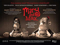Mary and Max Movie Poster Print featuring heartwarming animation style.