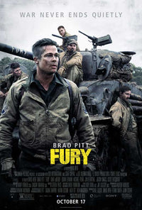 Fury Movie Poster Print (27x40) - Iconic Film Artwork