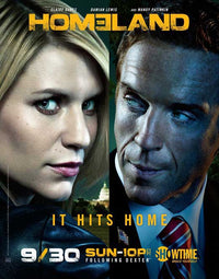 Homeland TV Series Movie Poster Print - captivating design for fans